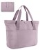 BAGSMART Tote Bag for Women Foldable Tote Bag With Zipper Travel Large Shoulder Bag Handbag for Work