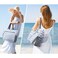 G4Free Beach Bag Waterproof Sandproof Beach Tote Bag50L Large Capacity Foldable for Women Wavy