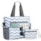 G4Free Beach Bag Waterproof Sandproof Beach Tote Bag50L Large Capacity Foldable for Women Wavy