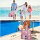 wanchel Mesh Beach Bags for Women Plus Waterproof Sandproof Tote Bag with 8 Pockets and 1 inner Zipper Closure Pockets