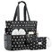 G4Free Beach Bag Waterproof Sandproof Beach Tote Bag Large Capacity Foldable for WomenBlack White35L