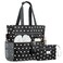 G4Free Beach Bag Waterproof Sandproof Beach Tote Bag Large Capacity Foldable for WomenBlack White35L