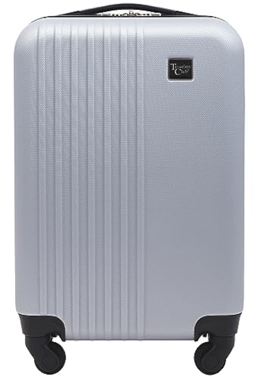 Travelers Club Cosmo Luggage Silver20 20Inch