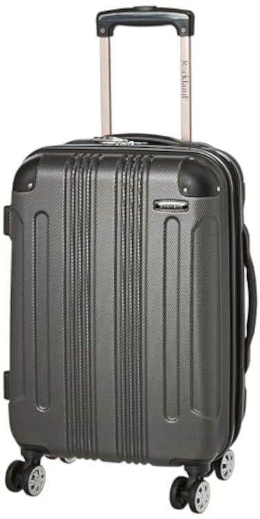 Rockland London Hardside Spinner Wheel Luggage CarryOn 20 Grey