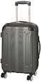 Rockland London Hardside Spinner Wheel Luggage CarryOn 20 Grey