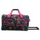 Rockland 22 Polyester Rolling Duffel Bag Peace