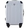 Travelers Club Chicago Hardside Expandable Spinner Luggage Silver 22 CarryOn