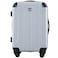 Travelers Club Chicago Hardside Expandable Spinner Luggage Silver 22 CarryOn