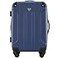 Travelers Club Chicago Hardside Expandable Spinner Luggage Navy Blue 22 CarryOn