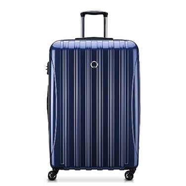 DELSEY PARIS Helium Aero Hardside Expandable Luggage with Spinner Wheels Blue Cobalt CheckedLarge 28 Inch