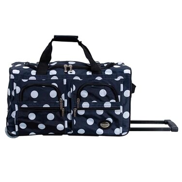Rockland Rolling Duffel Bag BLACKDOT 22