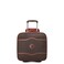 DELSEY PARIS Chatelet 20 Softside Luggage UnderSeater with 2 Wheels Chocolate Brown Carry on 16 Inch