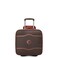 DELSEY PARIS Chatelet 20 Softside Luggage UnderSeater with 2 Wheels Chocolate Brown Carry on 16 Inch