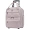 KROSER Carry On Underseat Multifunctional 16inch Underseater Lightweight Overnight Suitcase for Women Dusty Pink