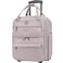 KROSER Carry On Underseat Multifunctional 16inch Underseater Lightweight Overnight Suitcase for Women Dusty Pink