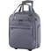 VANKEAN Carry On Underseat 16inch Multifunctional Underseater Lightweight Overnight Suitcase with Wheels Roller Case for Men Women Travel Business Dark Grey