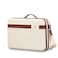 Samsonite Virtuosa Hardside Train Case Crossbody Travel Makeup Case with Removable Strap Off White