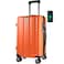 KROSER Hardside Expandable Carry On Luggage with Spinner Wheels Builtin TSA Lock Durable Suitcase Rolling Luggage with USB Port CarryOn 20Inch Orange