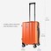 KROSER Hardside Expandable Carry On Luggage with Spinner Wheels Builtin TSA Lock Durable Suitcase Rolling Luggage with USB Port CarryOn 20Inch Orange
