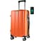 KROSER Hardside Expandable Carry On Luggage with Spinner Wheels Builtin TSA Lock Durable Suitcase Rolling Luggage with USB Port CarryOn 20Inch Orange