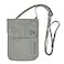 Travelon Rfid Blocking Undergarment Neck Pouch Travel Wallet Gray One Size
