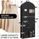 Simple Houseware 65 Travel Garment Bag with Pockets for Suits Dresses Coats Tuxedos Heavy Duty 300D Polyester