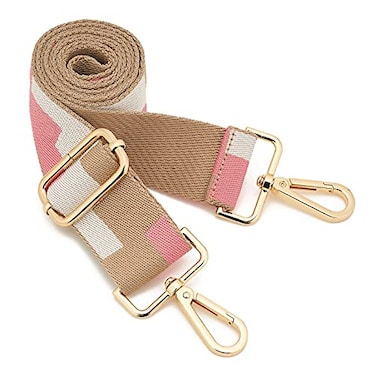ZOOEASS Wide Shoulder Strap Adjustable Replacement Belt Guitar Style Crossbody Bag Handbag Strap Multicolor Canvas StrapsWide14in Color40