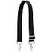 A ALLZEDREAM Allzedream Thick Purse Strap Wide Adjustable Replacement Crossbody Bag Handbag BlackGold Hardware
