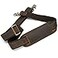 POLARE ORIGINAL Polare Full Grain Leather Adjustable Replacement Shoulder Strap with Metal Hook for Briefcase Messenger Shoulder Duffel Bag Dark Brown