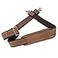POLARE ORIGINAL Polare Full Grain Leather Adjustable Replacement Shoulder Strap with Metal Hook for Briefcase Messenger Shoulder Duffel Bag Light Brown