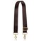 A ALLZEDREAM Allzedream Wide Purse Strap Replacement Crossbody Shoulder Bag Adjustable Chocolate