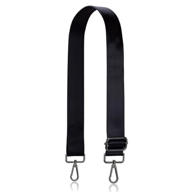 A ALLZEDREAM Allzedream Wide Purse Strap Replacement Crossbody Shoulder Bag Adjustable Black