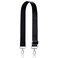 A ALLZEDREAM Allzedream Wide Purse Strap Replacement Crossbody Shoulder Bag Adjustable Black Silver