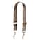 A ALLZEDREAM Allzedream Wide Purse Strap Replacement Crossbody Shoulder Bag Adjustable Taupe Gold Leather