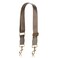 A ALLZEDREAM Allzedream Wide Purse Strap Replacement Crossbody Shoulder Bag Adjustable Taupe Gold Leather
