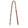 A ALLZEDREAM Allzedream Leather Purse Strap Replacement Crossbody Handbag Long Adjustable Brown M
