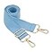 DEVPSISRWide Shoulder Strap Replacement Adjustable Belt Canvas Bag Crossbody Handbag Light Blue