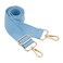 DEVPSISRWide Shoulder Strap Replacement Adjustable Belt Canvas Bag Crossbody Handbag Light Blue