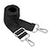 DEVPSISR Wide Shoulder Purse Strap Replacement Adjustable Belt Canvas Bag Crossbody Handbag Silver BuckleBlack