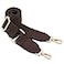 DEVPSISR Wide Shoulder Purse Strap Replacement Adjustable Belt Canvas Bag Crossbody Handbag Leather BuckleBrown