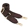 DEVPSISR Wide Shoulder Purse Strap Replacement Adjustable Belt Canvas Bag Crossbody Handbag Leather BuckleBrown