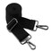 DEVPSISR Wide Shoulder Purse Strap Replacement Adjustable Belt Canvas Bag Crossbody Handbag Gun Metal BuckleBlack
