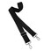 DEVPSISR Wide Shoulder Purse Strap Replacement Adjustable Belt Canvas Bag Crossbody Handbag Gun Metal BuckleBlack