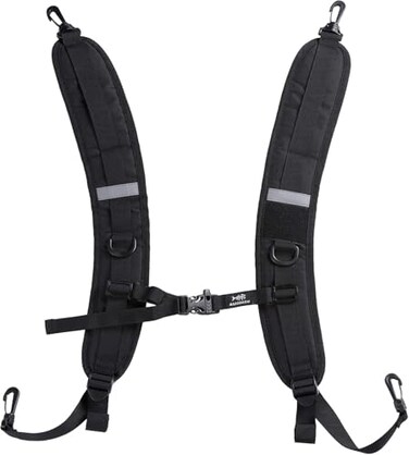 Grahoe Backpack Straps ReplacementWaterproof Replacement Shoulder Strap with Adjustable Belt for Shoulder Bag Backpack Black Dry Bag Padded Shoulder Straps Gripper Travel Strap Belts Travel Accessorie