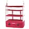 TABITORA Portable Hanging Travel Shelves Bag Packing Cube Organizer Suitcase Storage Large Capacity Rose XL