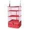 TABITORA Travel Luggage Organizer and Packing Cube Space Saver With Built In Hanging Shelves and Laundry Storage Compartment Snow L