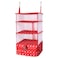 TABITORA Travel Luggage Organizer and Packing Cube Space Saver With Built In Hanging Shelves and Laundry Storage Compartment Snow L