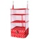 TABITORA Travel Luggage Organizer and Packing Cube Space Saver With Built In Hanging Shelves and Laundry Storage Compartment Snow L