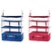 TABITORA Portable Hanging Travel Shelves Bag Packing Cube Organizer Suitcase Storage Large Capacity roseblue XL