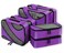 BAGAIL 6 Set Packing CubesTravel Luggage Packing Organizers6Set Purple